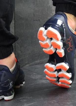 Кросівки under armour scorpio синьо-помаранчеві5 фото