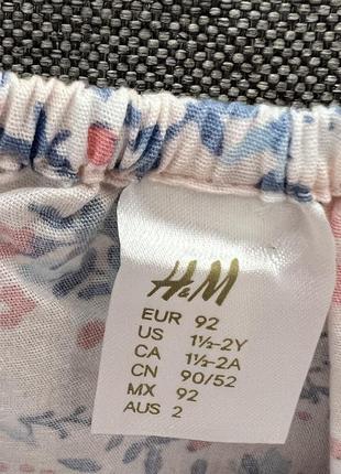 Літній комбінезон, котоновий ромпер на дівчинку h&m5 фото