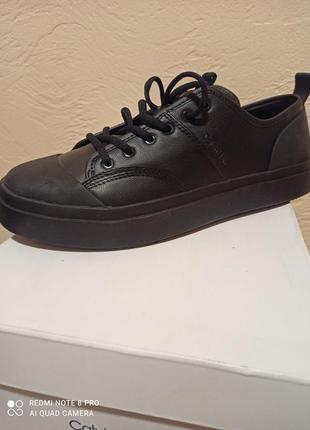 Кросовки calvin klein low top lace up lth4 фото