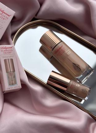 Подсветляющая база под макияж charlotte tilbury hollywood flawless filter - универсальное средство 3 в 11 фото