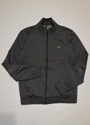 Зипка, кофта, олимпийка lacoste sport fleece zip sweat pitch chine / graphite4 фото