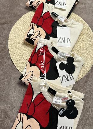 Zara disney minnie mouse скоро кофтинка двониточка петелька4 фото