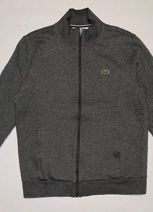 Зипка, кофта, олимпийка lacoste sport fleece zip sweat pitch chine / graphite5 фото