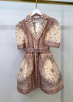 Платье в стиле zimmermann люкс