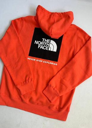 Новый худи the north face tnf кофта оранжевая кофта с капюшоном s, m, l, xl3 фото