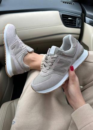Кросівки жіночі new balance 574 dark powder