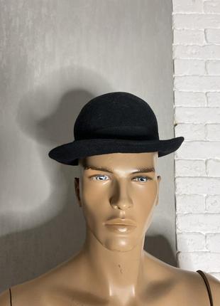 Шерстяная шляпа с узкими полями h&amp;m,m 56р1 фото