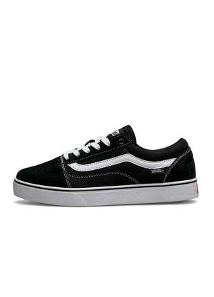 Vans old skool black white2 фото