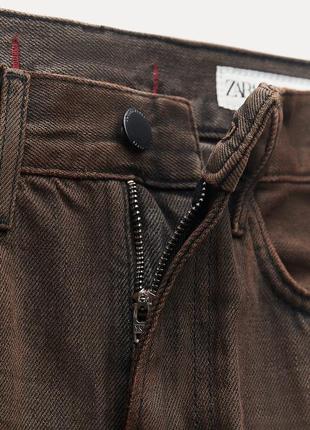 Укорочені джинси zw collection straight-leg mid-rise10 фото