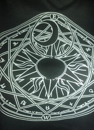 Готический ведьманский виканский топ с солнцем луной3 фото
