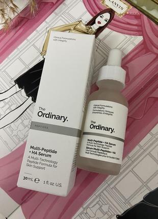 Мультипептидна сироватка для обличчя the ordinary multi-peptide + ha serum