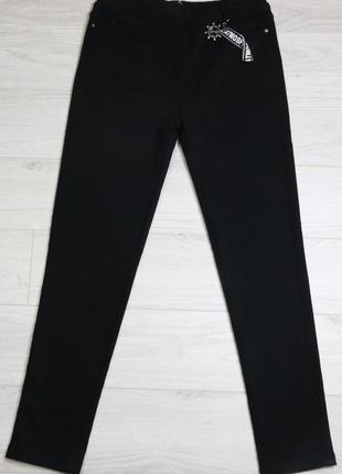 Джинси жиночи зимові чорні yiglida код-(5815-1) 32