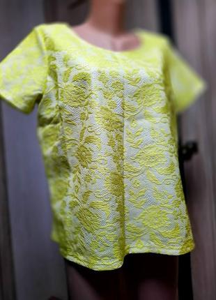 Лимонный топ блуза от tu4 фото