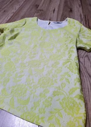 Лимонный топ блуза от tu7 фото