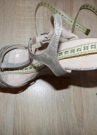 Сандалии , босоножки carvela kurt geiger silver platform sandals8 фото