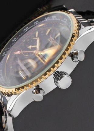 Чоловічий наручний механічний годинник jaragar luxury6 фото