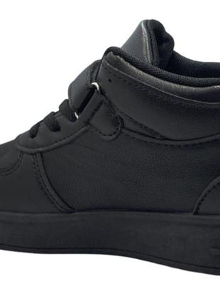 Демісезонні черевики для хлопчиків ht f0625-k/34 чорні 34 розмір4 фото