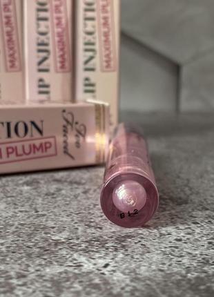 Блиск для об'єму губ too faced lip injection extreme maximum plump, 4g3 фото