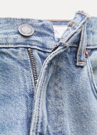 Укороченные прямые джинсы zw collection с среднем насадки9 фото