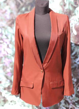Піджак теракотового кольору h&m