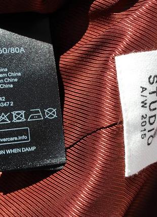Пиджак теракотового цвета h&m 4