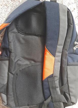 Рюкзак для подростков ground (сине оранжевый) уценка4 фото