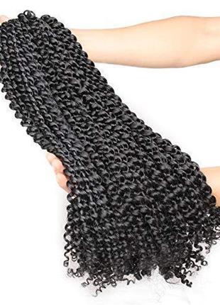 Passion twist канекалон косички сенегал, пряди для афрокосичек, 1 упаковка (22 нити)/45см