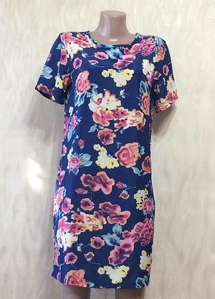 Легкое платье прямого кроя boohoo, р.10-12"