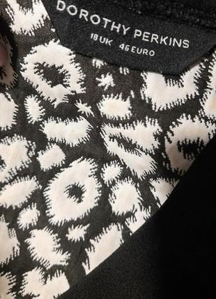 Эфектная блуза с принтом свободного кроя, р. 46 euro,  dorothy perkins,4 фото
