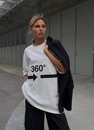 Жіноча футболка оверсайз у стилі balenciaga