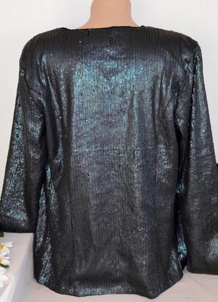 Брендовый пиджак жакет блейзер object паетки этикетка2 фото