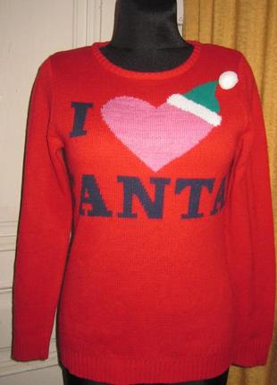 Светр новорічний.розмір s