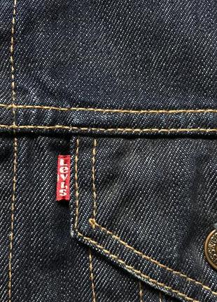 Женская классическая джинсовая куртка levis5 фото