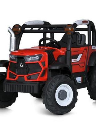 Детский электромобиль трактор tough (красный цвет) 50w