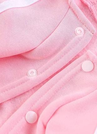 Костюм для собак и кошек "adidog" pink size s3 фото