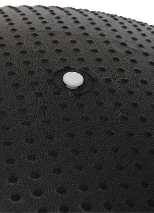М'яч для фітнесу фітбол масажний zelart fi-9929-65 65 см чорний4 фото