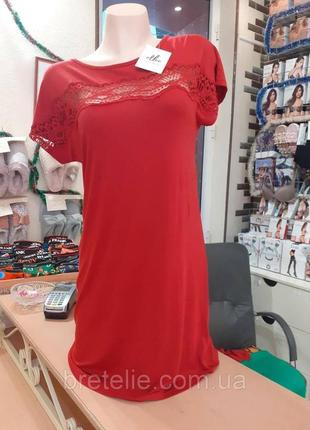 Жіноча нічна сорочка із віскози колекція rouge 120/10/013 фото