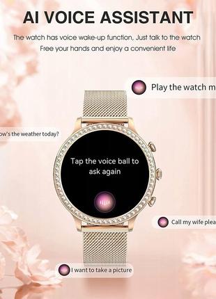 Смарт-часы для женщин, золото, стальные , женские bedee snu2100a smart watch
