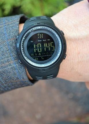 Skmei розумний смарт-годинник smart skmei clever 1250 black10 фото