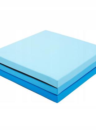 Мат гімнастичний складаний 4fizjo 180 x 60 x 5 см 4fj0570 blue2 фото