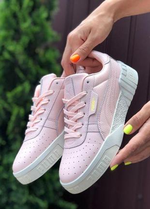 Р.36, 41  кроссовки puma cali bold (пудра) ks 9625