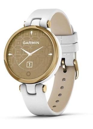 Смарт-годинник garmin lily - classic edition lightgold/white