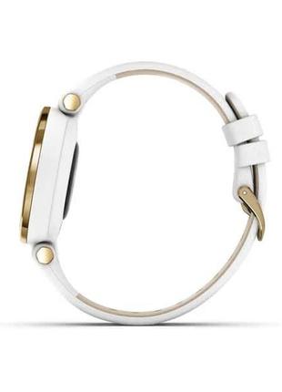 Смарт-часы garmin lily - classic edition lightgold/white4 фото