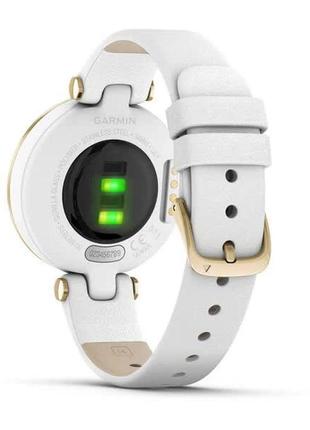 Смарт-часы garmin lily - classic edition lightgold/white7 фото