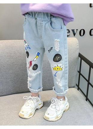 Джинси для дівчинки crown