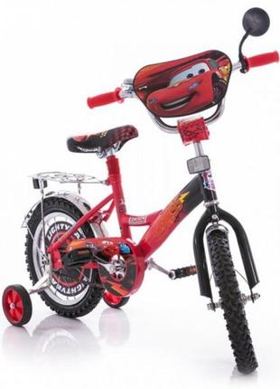 Дитячий велосипед mustang тачки 20" (синій/червоний) червоний