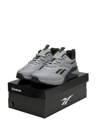 Мужские кроссовки reebok nano x2 fleece light gray black