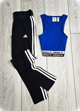 Лосіни adidas, топ жіночий adidas, лосіни жіночі адідас, набір комплект
