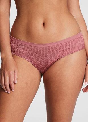 Женские трусики victoria's secret seamless hipster хипстеры xs коричневые