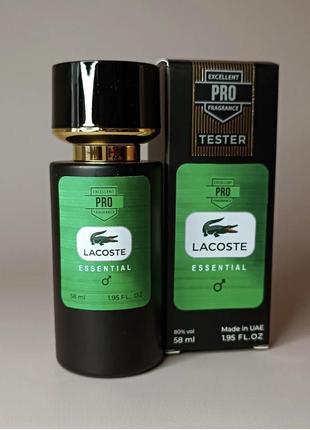 Мужской  парфюм lacoste essential pour homme 58 мл ( лакост эссеншиал пур хом )